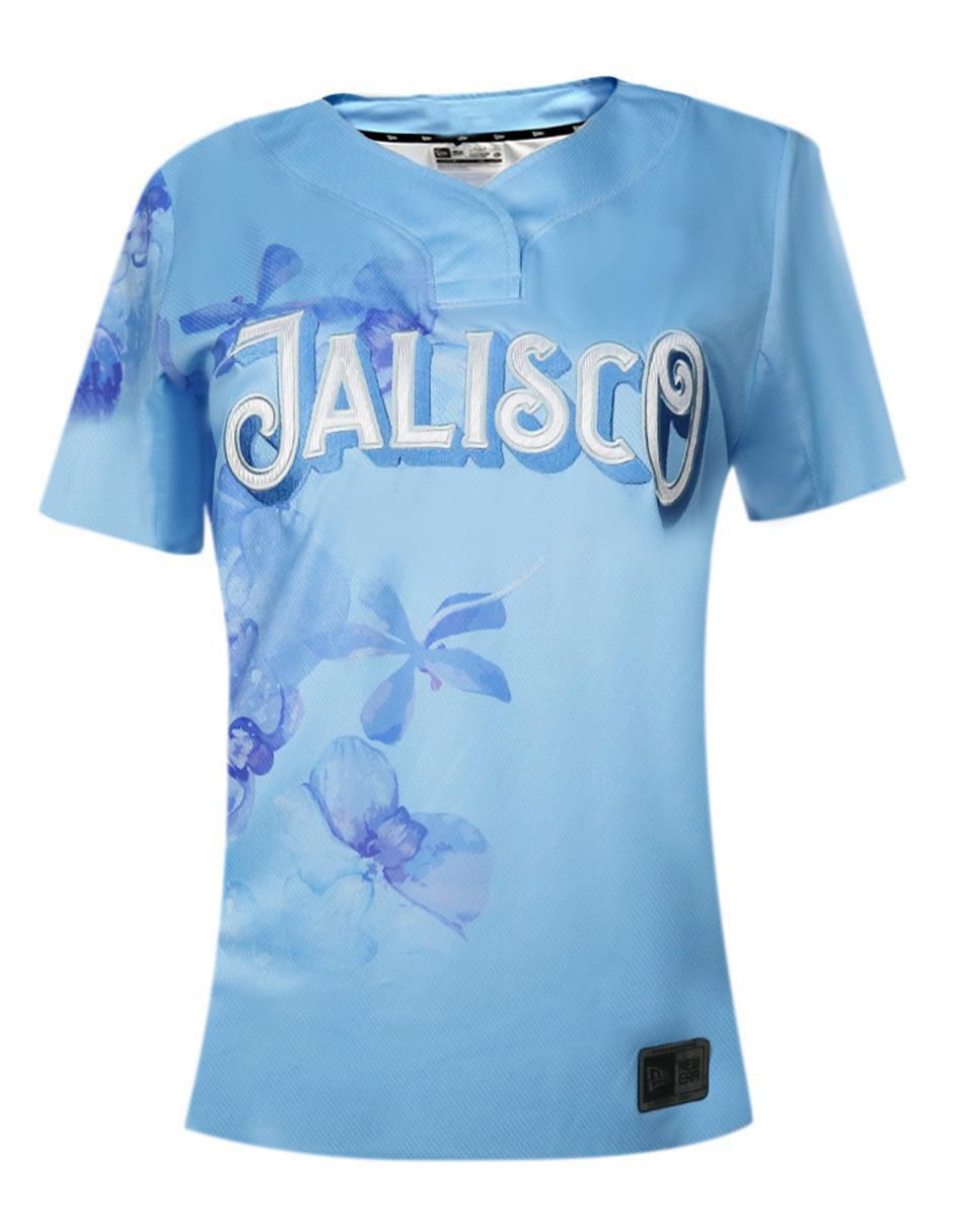 Jersey de Charros de Jalisco visitante manga corta para mujer Jersey de Charros de Jalisco visitante manga corta para mujer