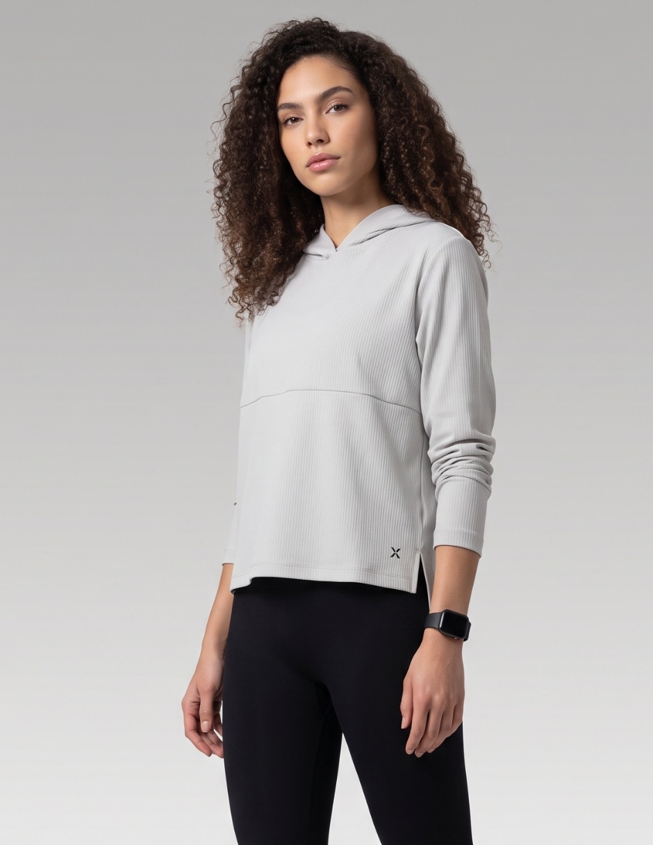 Sudadera para entrenamiento con capucha para mujer 4