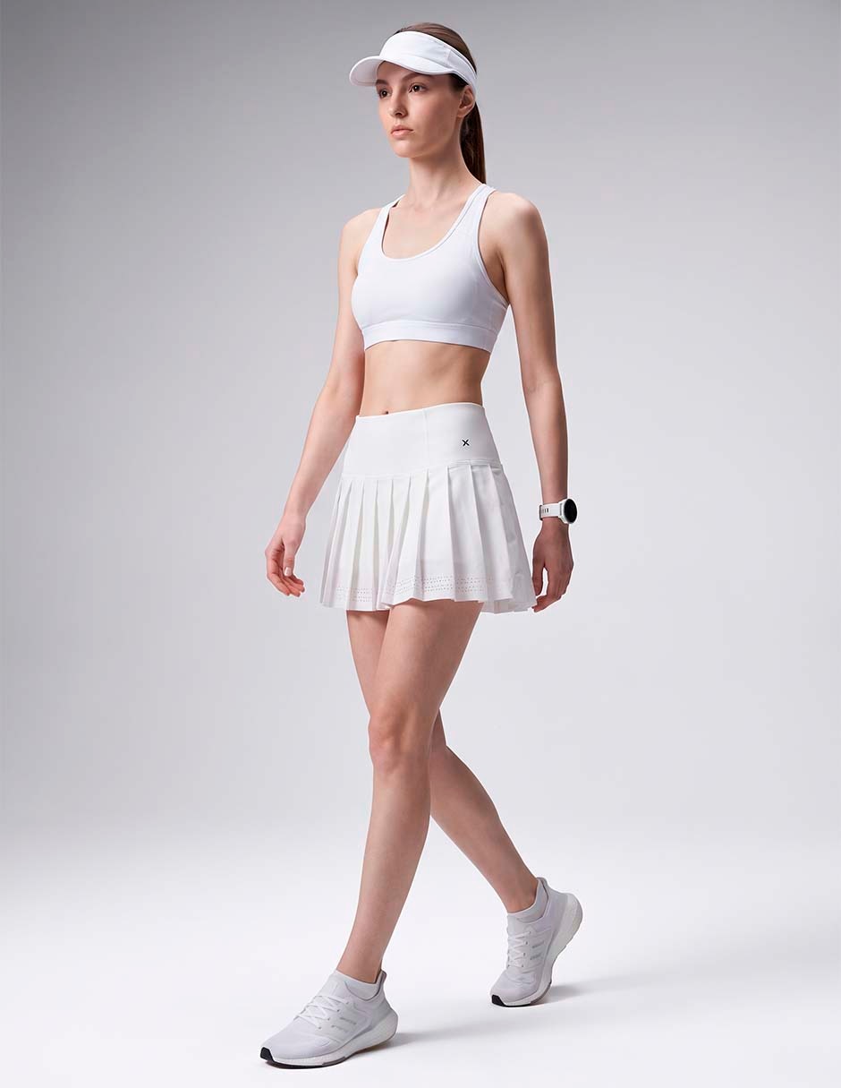 Falda short deportiva para raqueta mujer