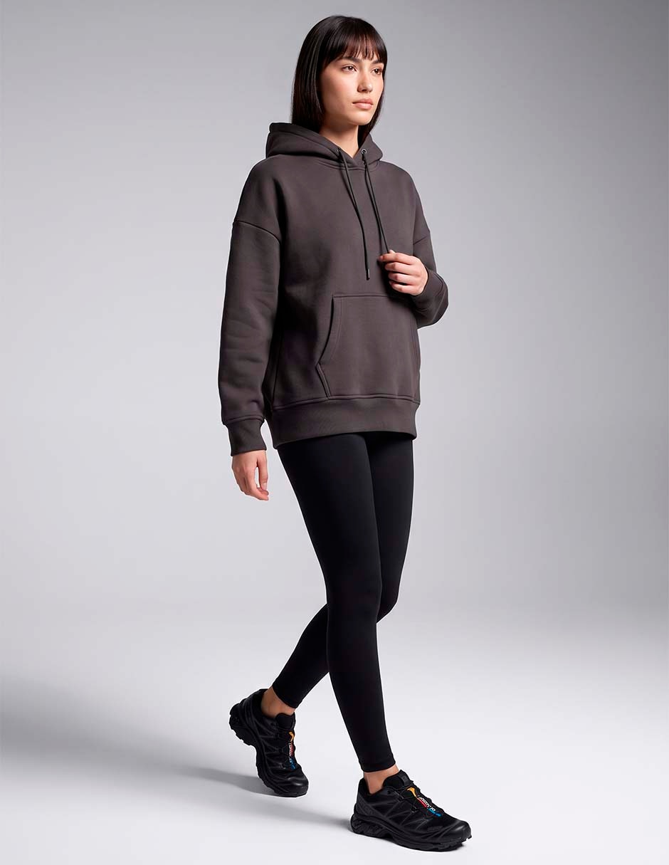 Sudadera con capucha y bolsa para mujer 3