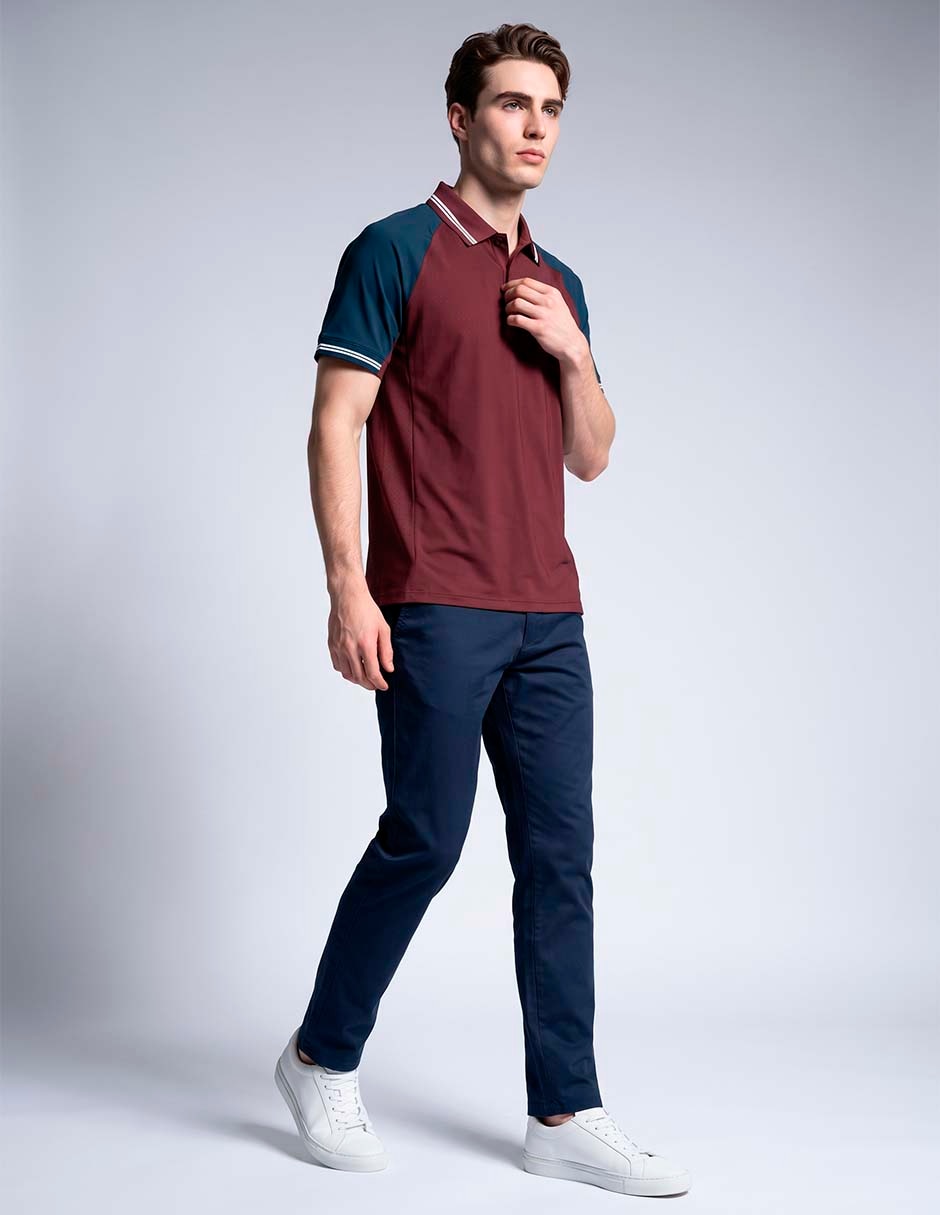 Playera tipo polo para hombre