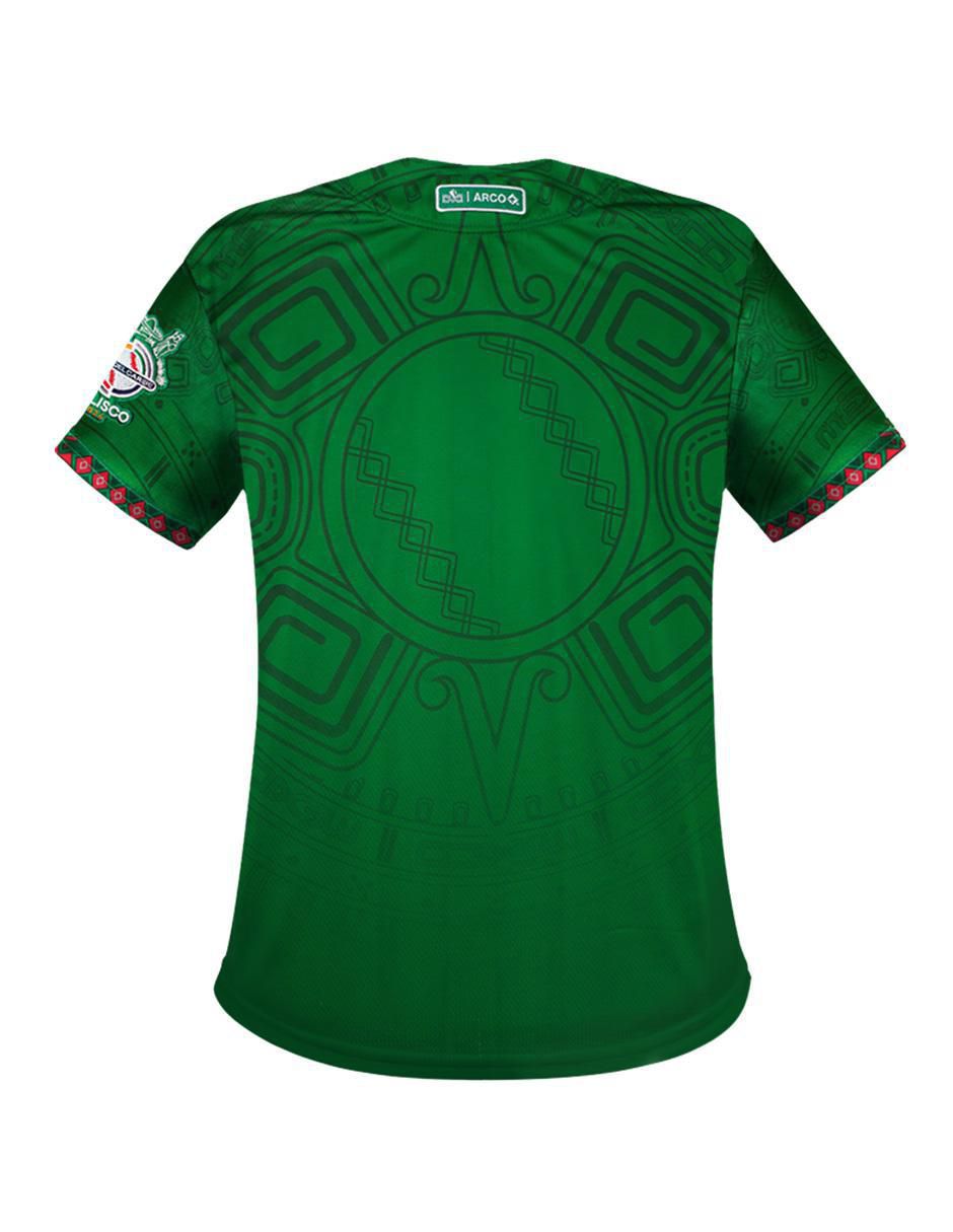 Jersey de mexico caribbean series conmemorativo de manga corta game para mujer 3