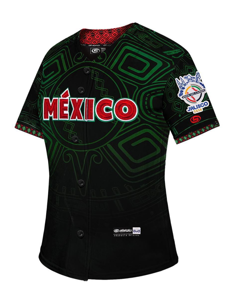 Jersey de mexico caribbean series conmemorativo de manga corta El Siglo Deportes game para mujer