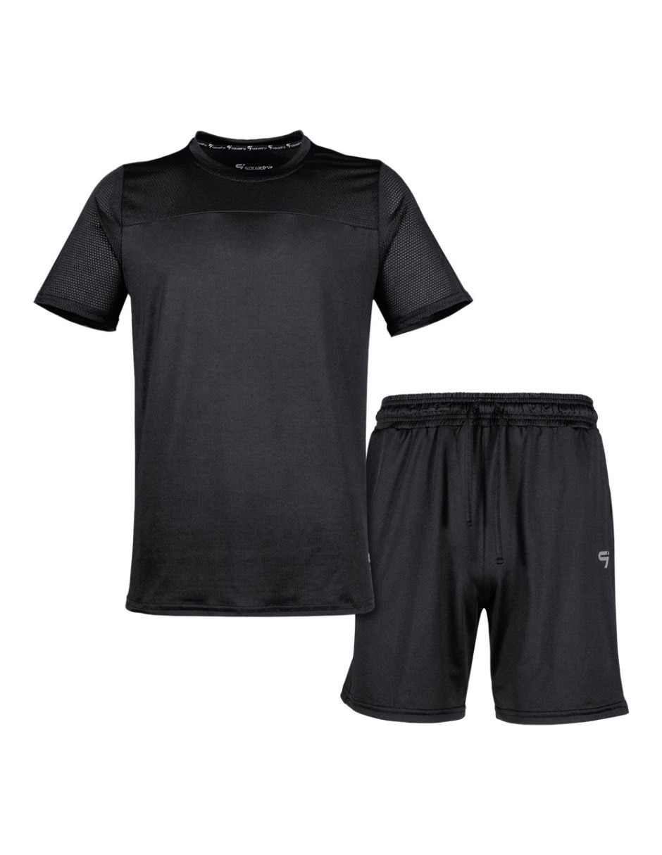 Conjunto deportivo straight con jareta para hombre