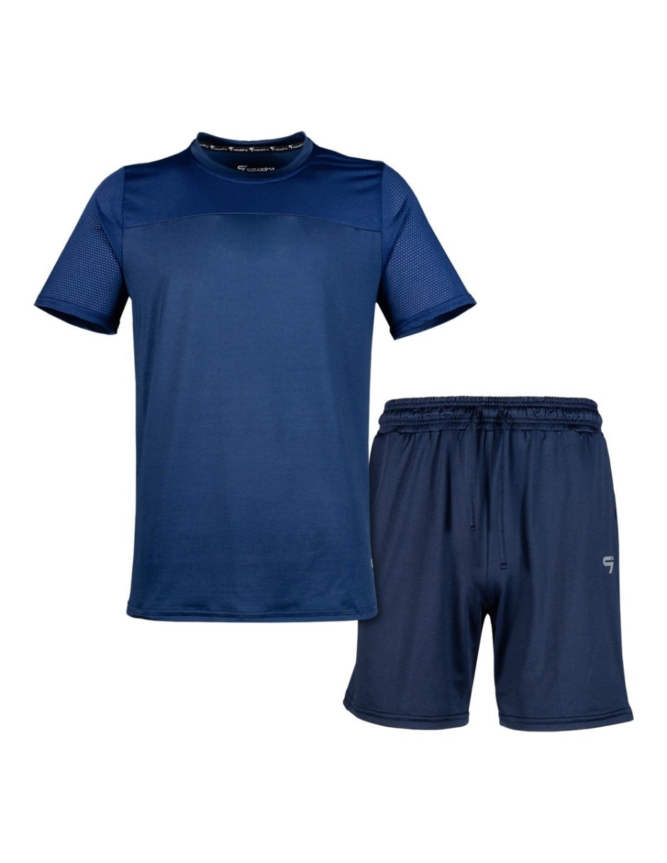 Conjunto deportivo straight con jareta para hombre