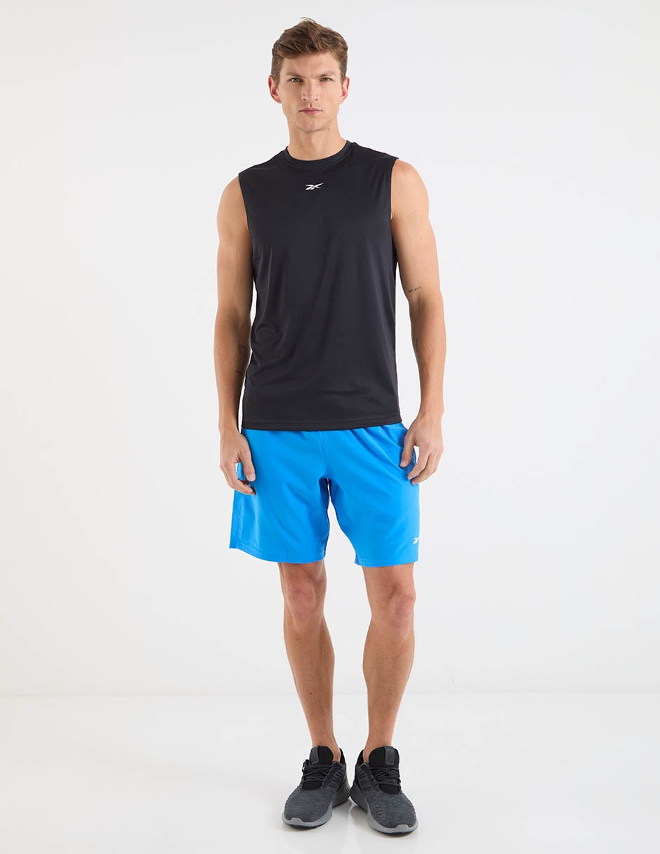 Short Reebok con bolsillos para entrenamiento hombre