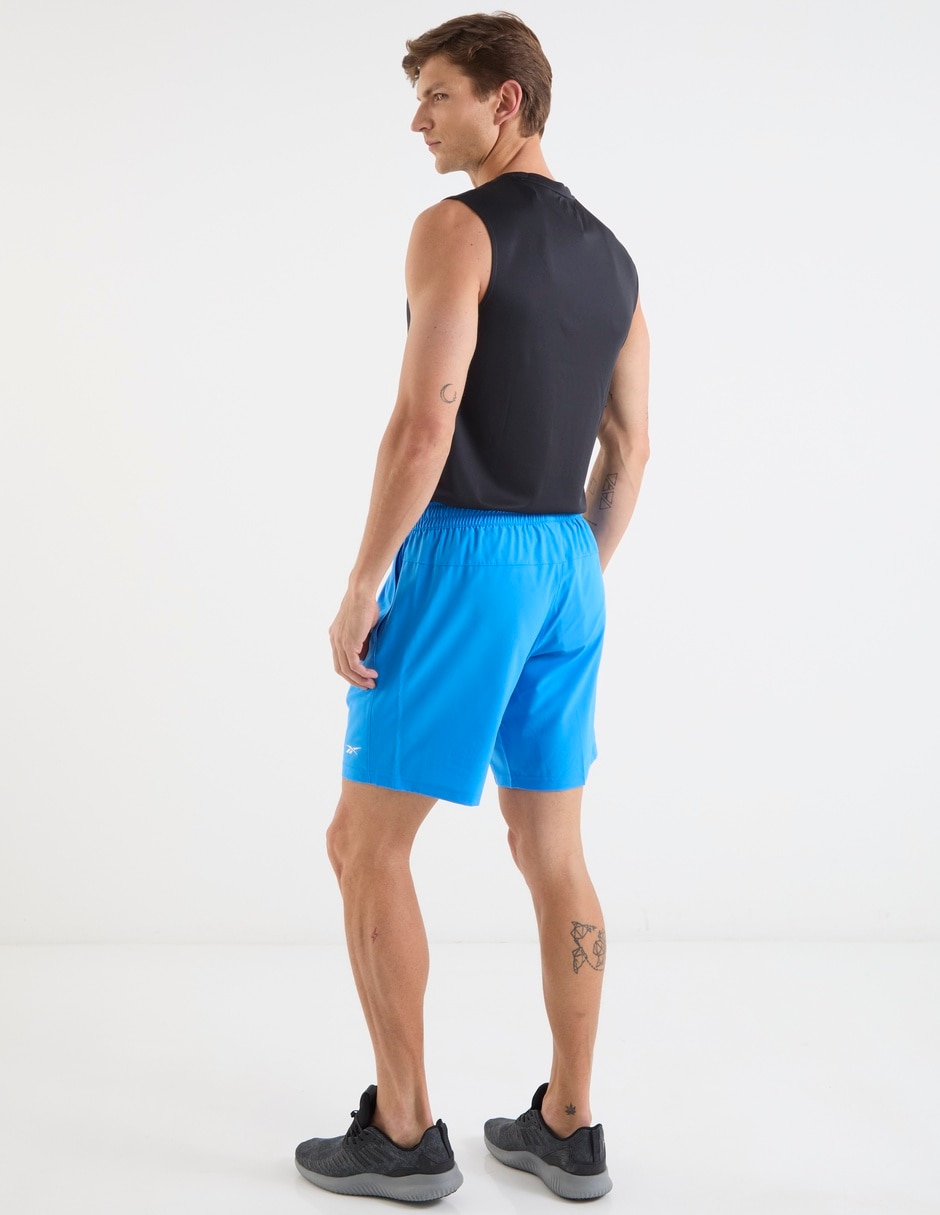 Short Reebok con bolsillos para entrenamiento hombre