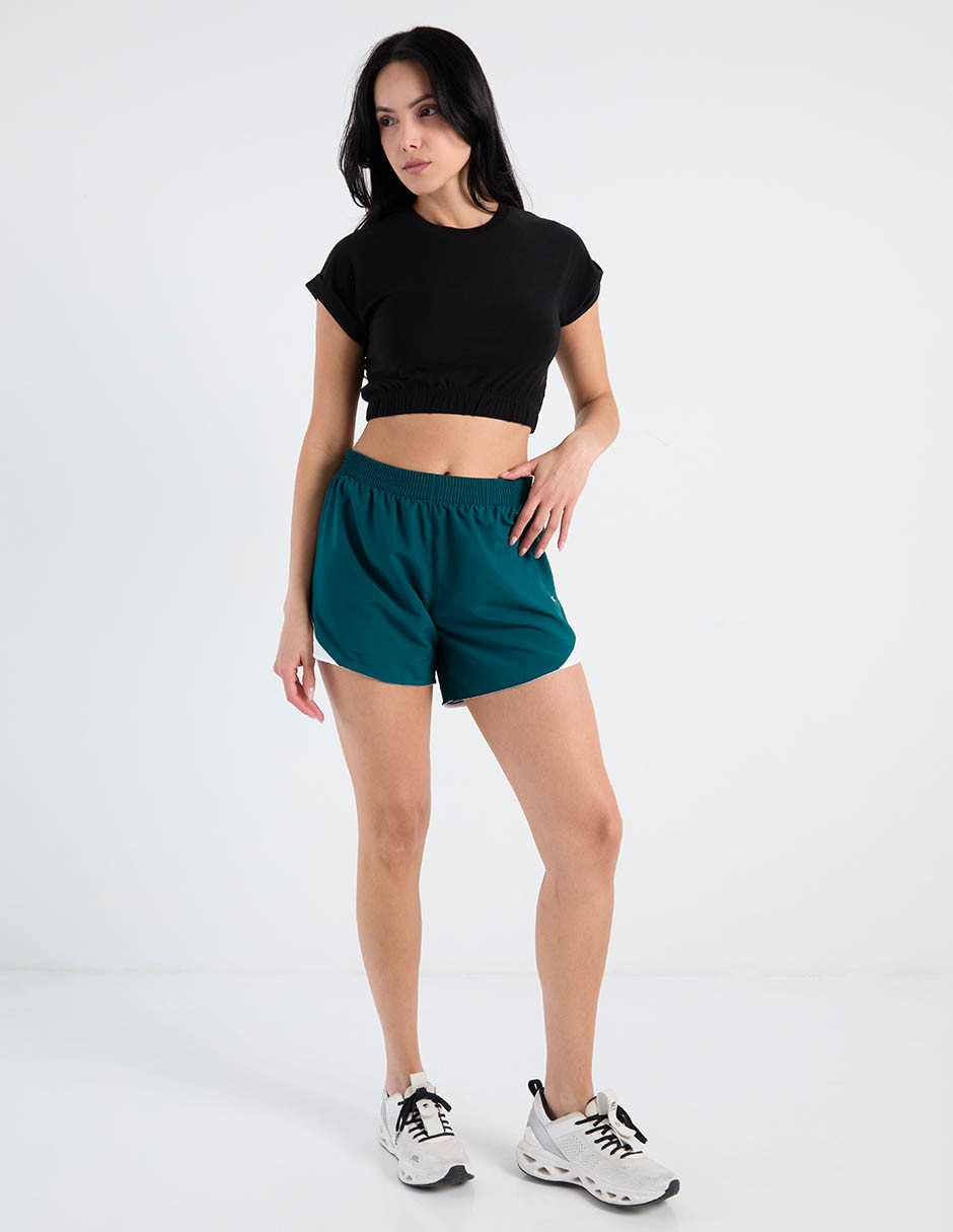Short Reebok ID Train Colorblocked Woven para entrenamiento mujer
