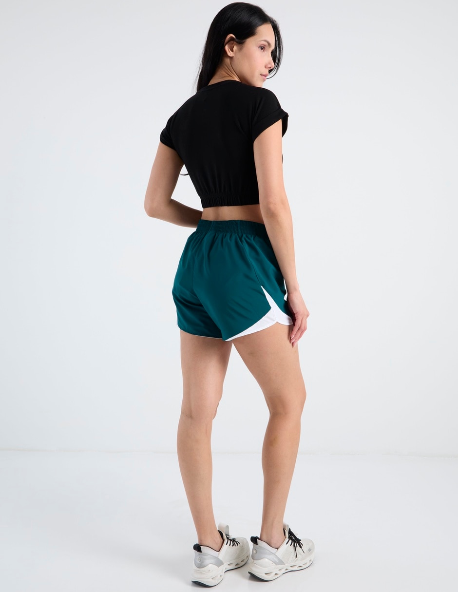 Short Reebok ID Train Colorblocked Woven para entrenamiento mujer