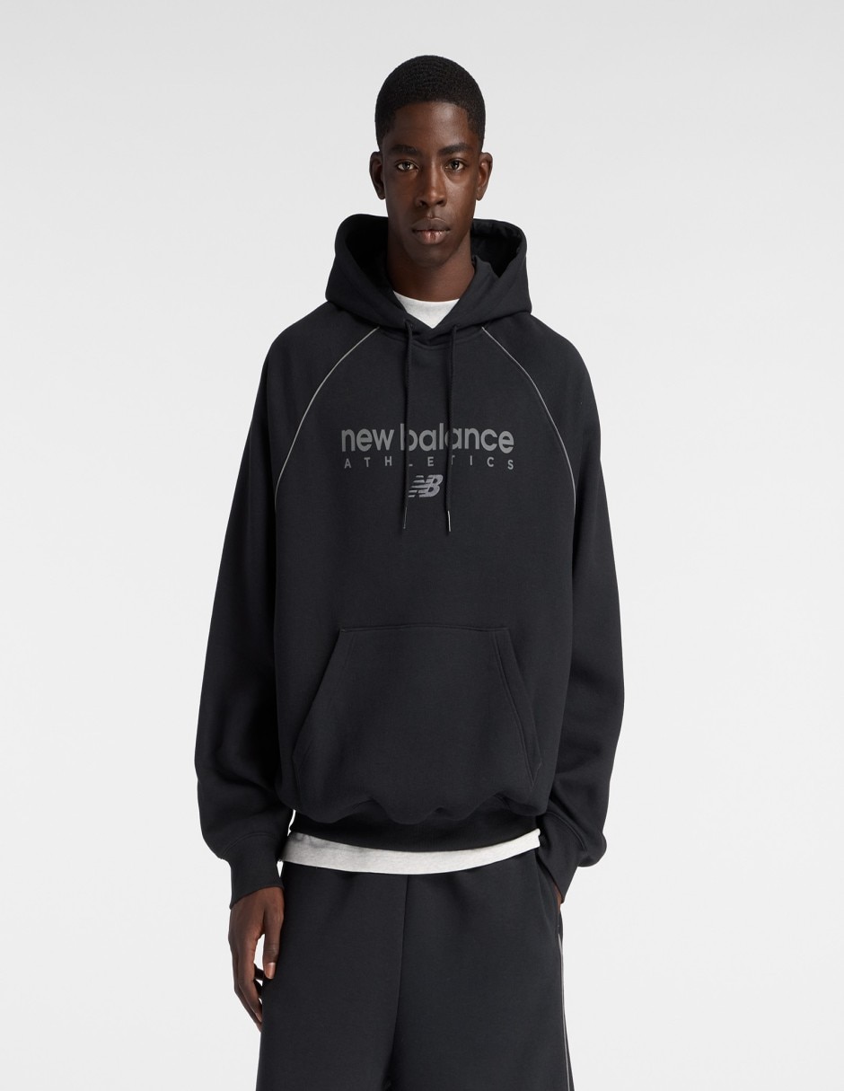 Sudadera con capucha y bolsa para hombre