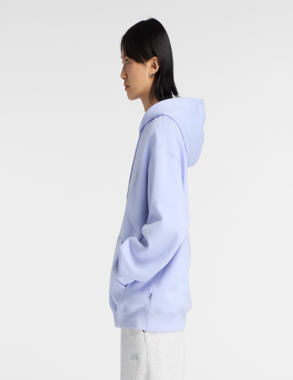Sudadera New Balance con bolsa canguro para mujer