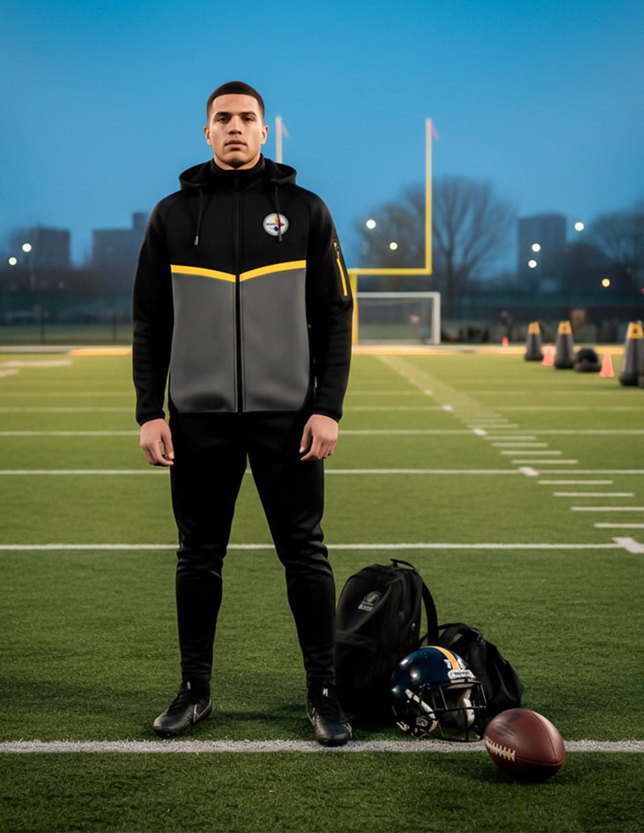Chamarra para fútbol americano Pittsburgh Steelers de hombre 4