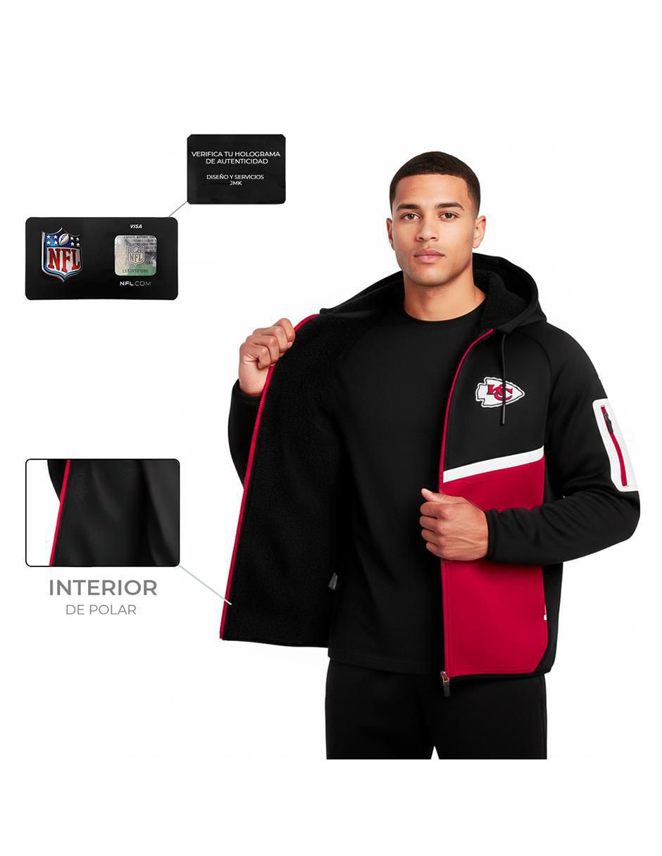 Chamarra para fútbol americano Kansas City Chiefs de hombre