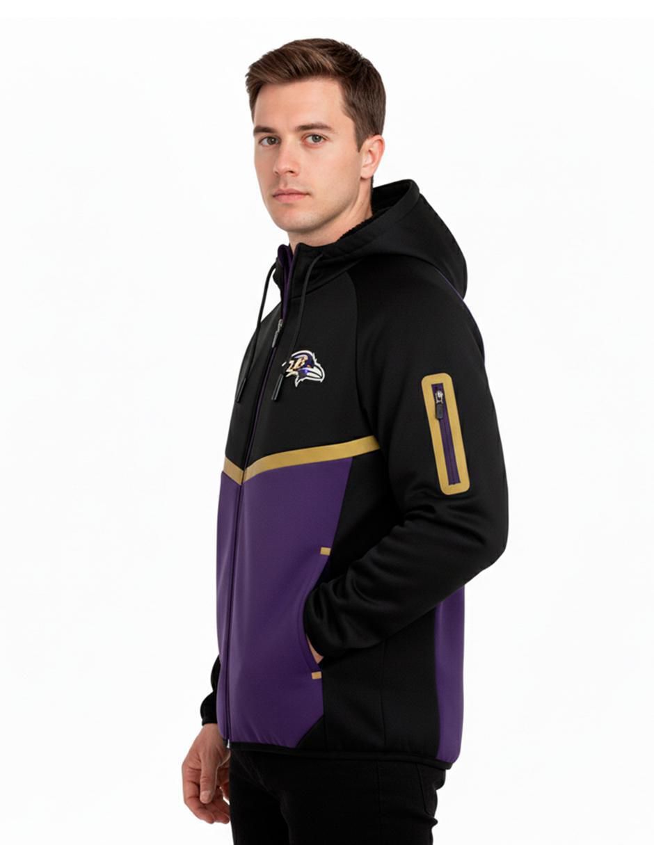 Chamarra para fútbol americano Baltimore Ravens de hombre 5