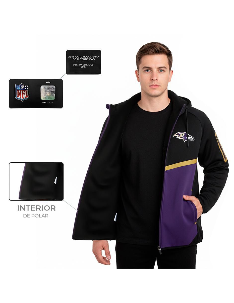 Chamarra para fútbol americano Baltimore Ravens de hombre 3