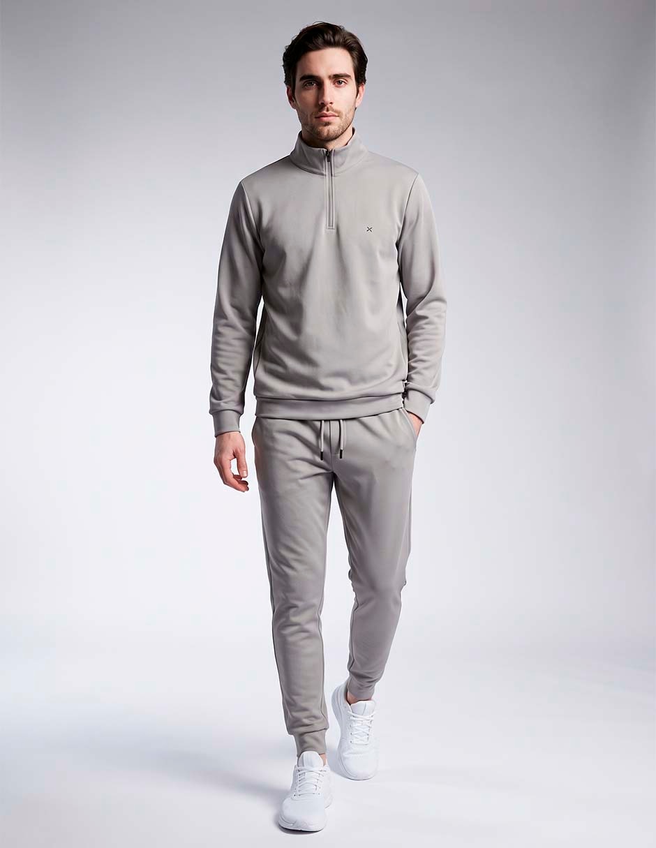 Conjunto deportivo skinny con agujeta para hombre Conjunto deportivo skinny con agujeta para hombre