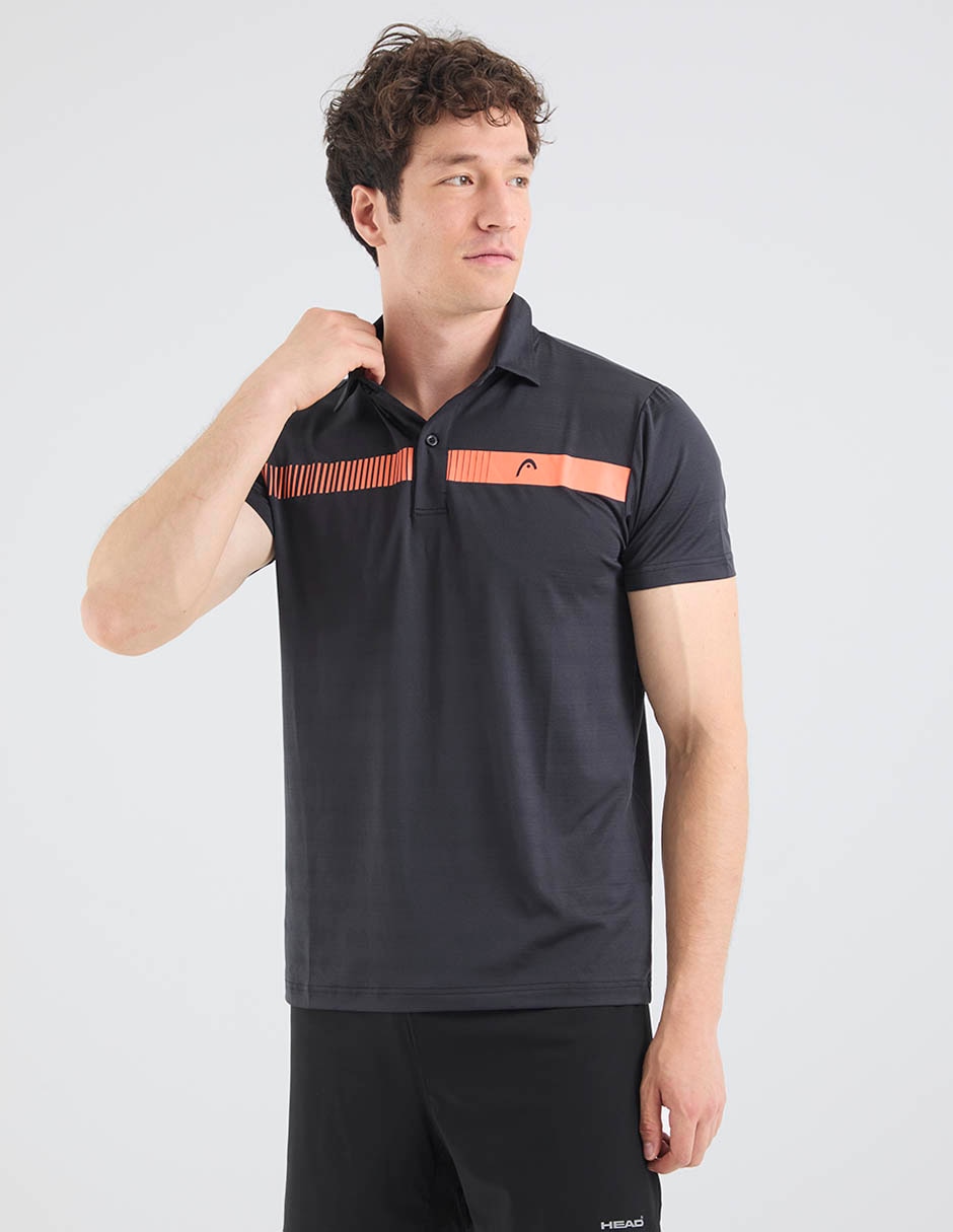 Playera tipo polo pádel para hombre