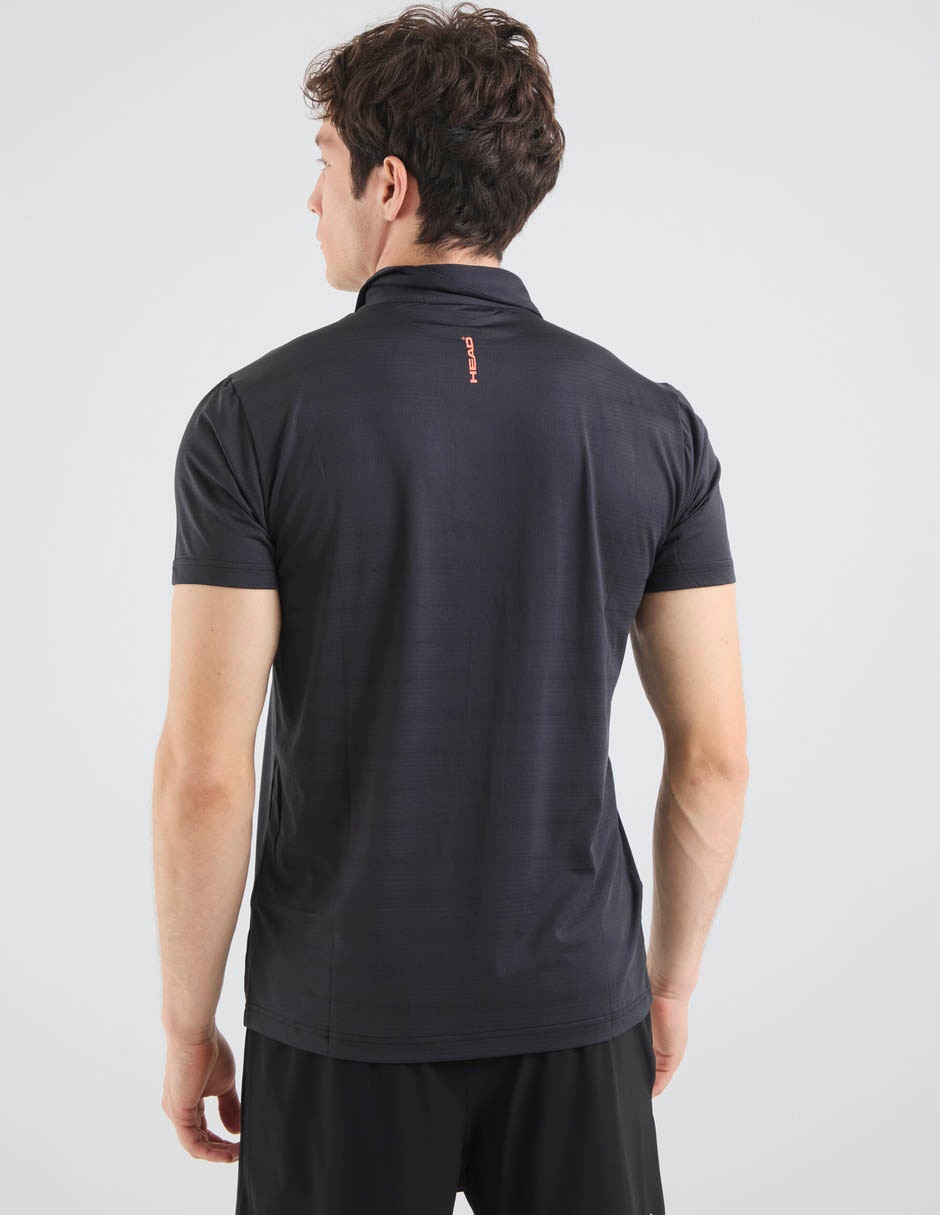 Playera tipo polo pádel para hombre 2