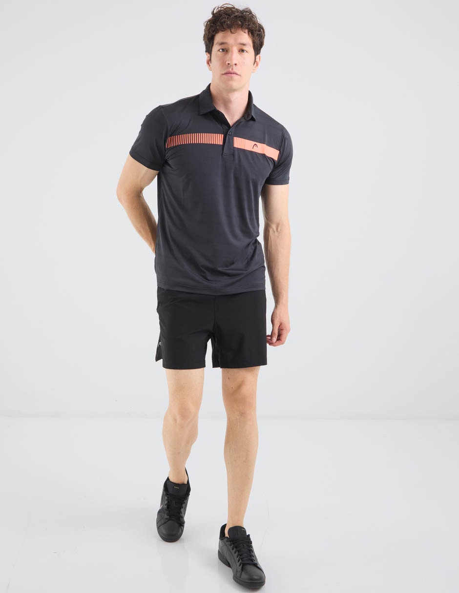 Playera tipo polo pádel para hombre 3