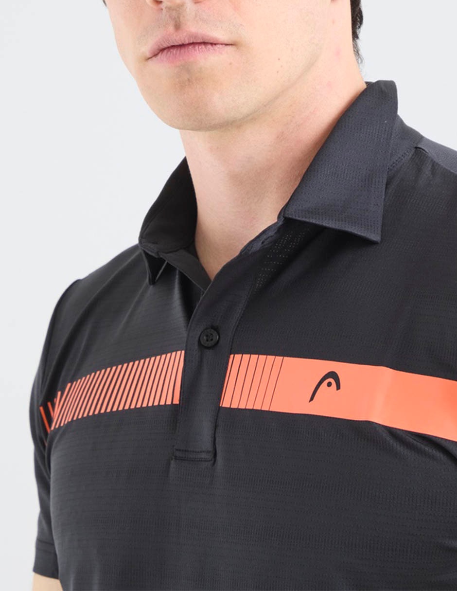 Playera tipo polo pádel para hombre 4