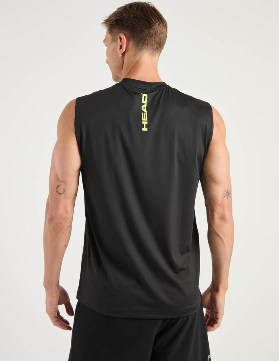 Playera deportiva para pádel head fw26 de hombre