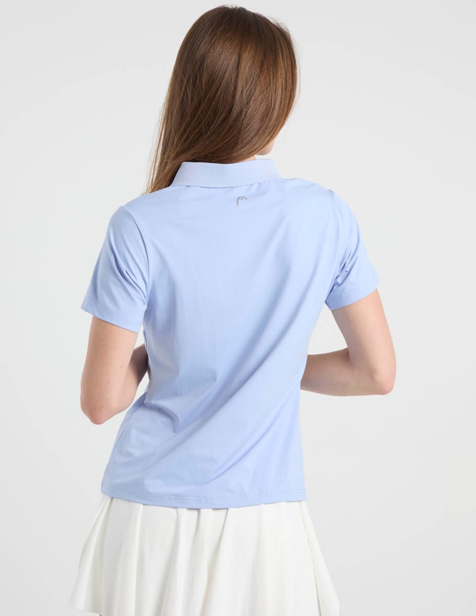 Playera tipo polo pádel para mujer 6