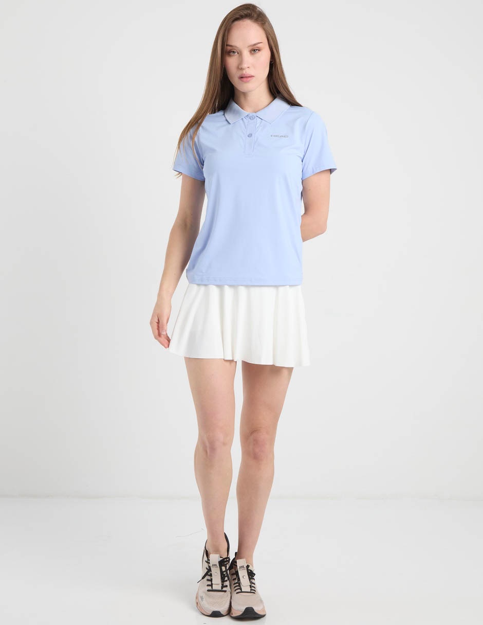 Playera tipo polo pádel para mujer 8