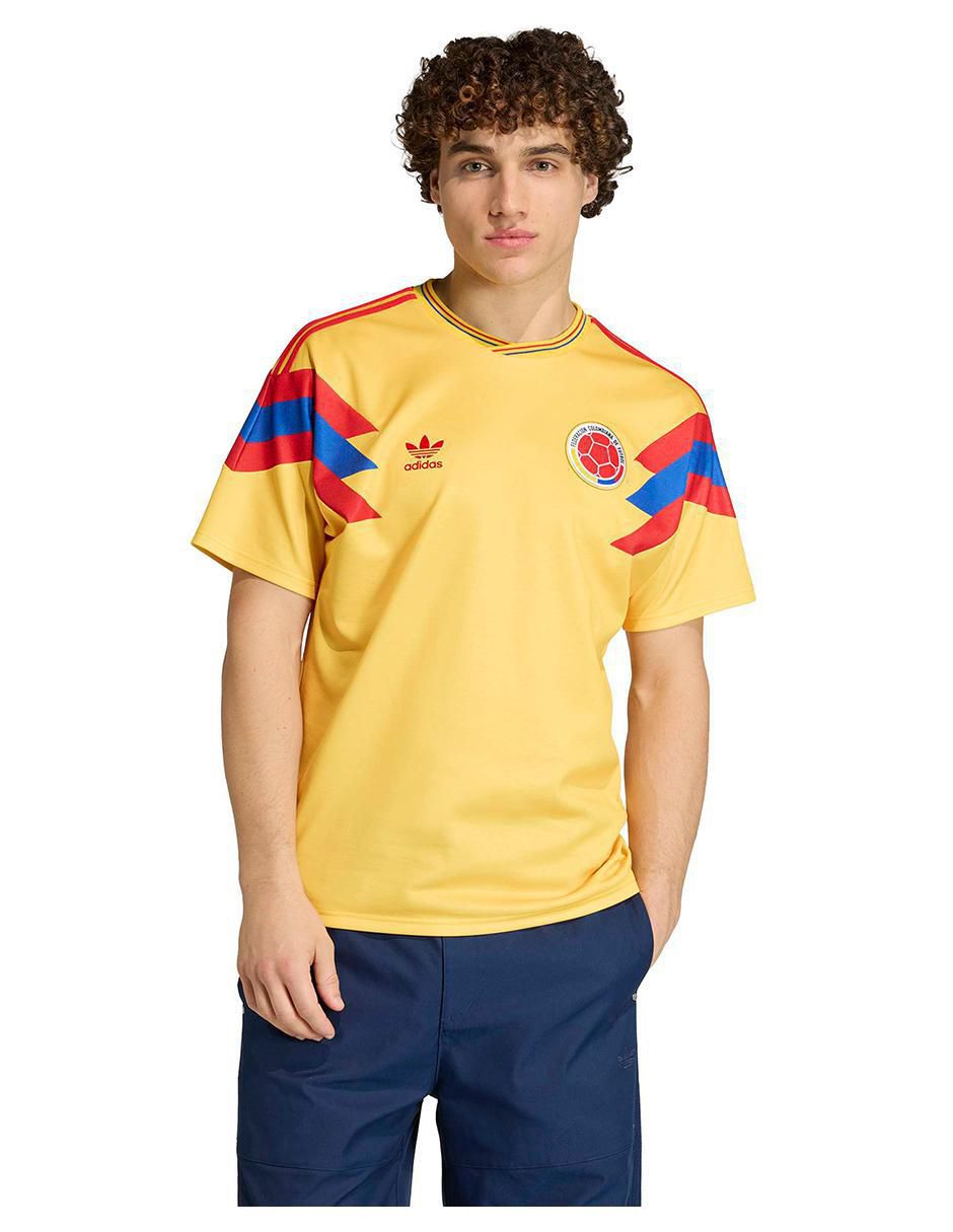 Jersey de Selección de fútbol de Colombia local manga corta para hombre Jersey de Selección de fútbol de Colombia local manga corta para hombre