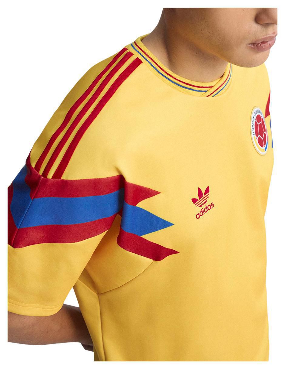 Jersey de Selección de fútbol de Colombia local manga corta para hombre 17
