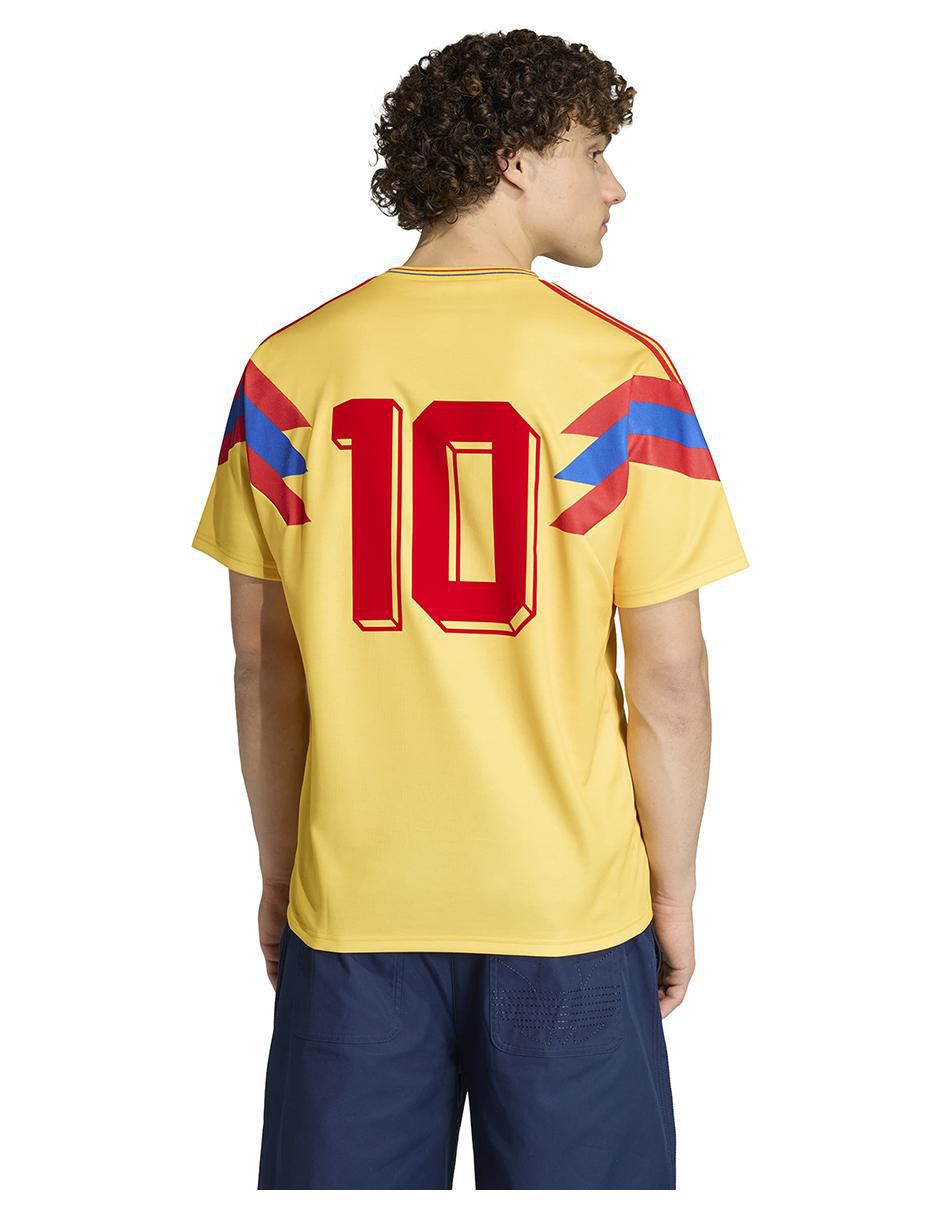 Jersey de Selección de fútbol de Colombia local manga corta para hombre 4