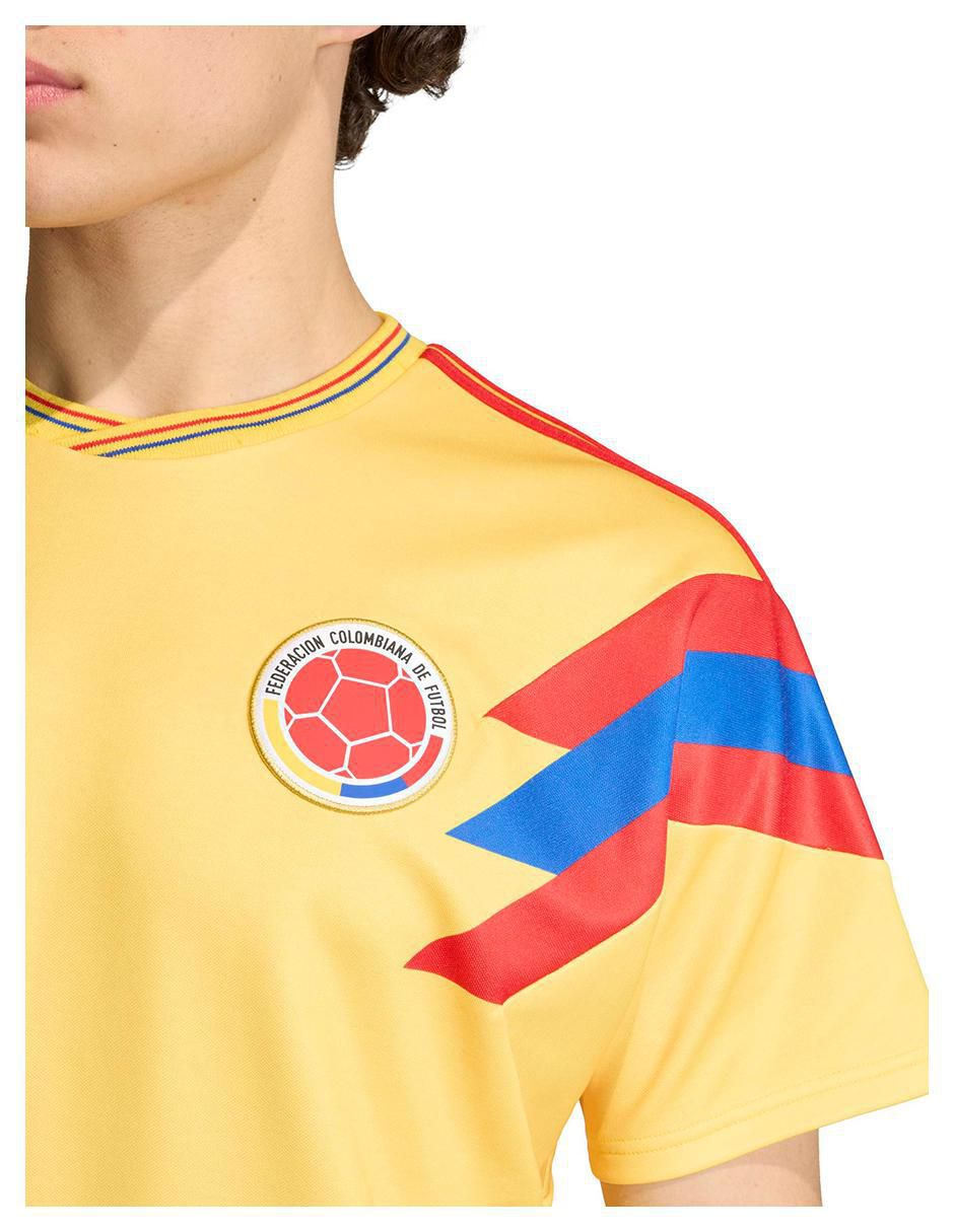 Jersey de Selección de fútbol de Colombia local manga corta para hombre 7