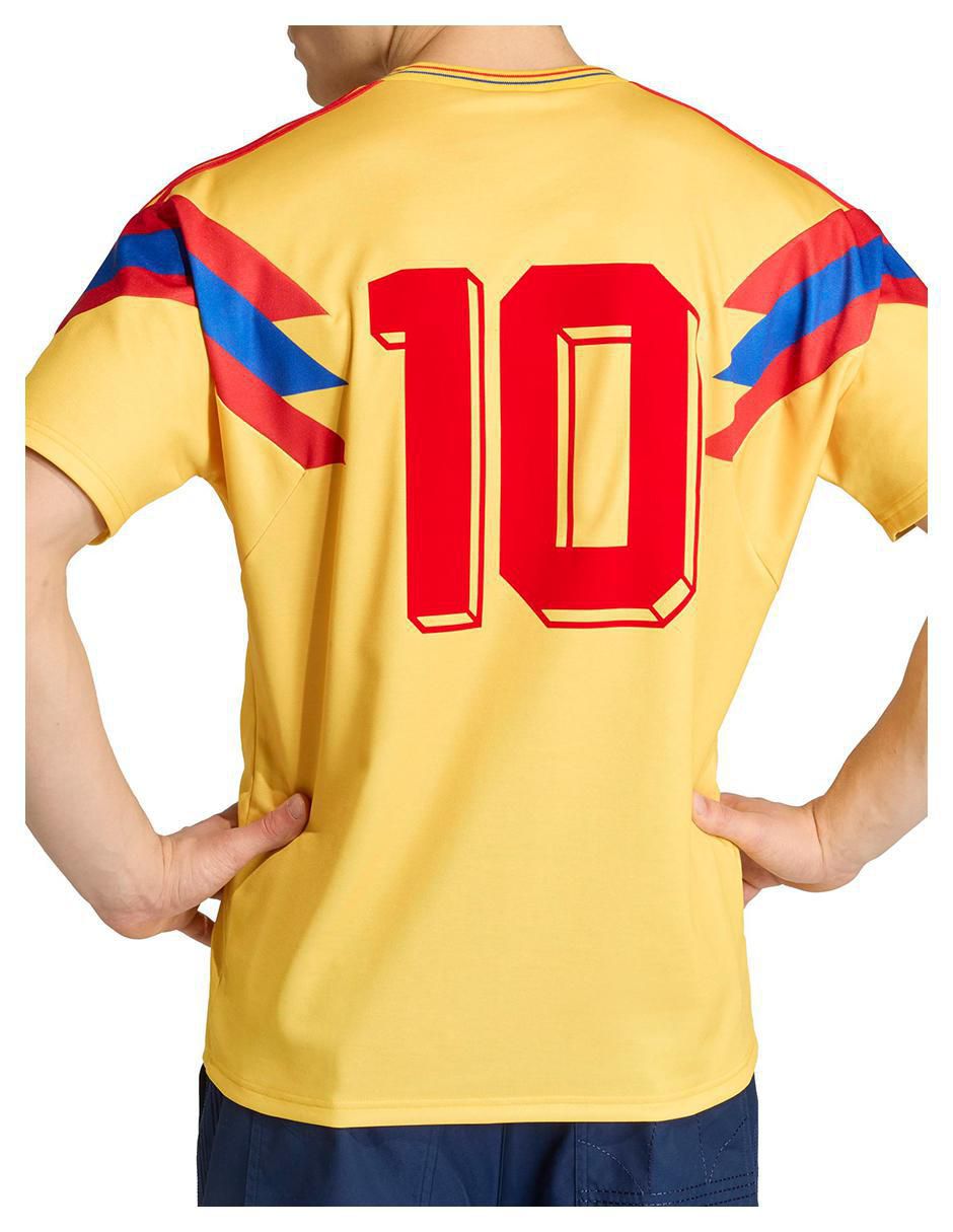 Jersey de Selección de fútbol de Colombia local manga corta para hombre 8