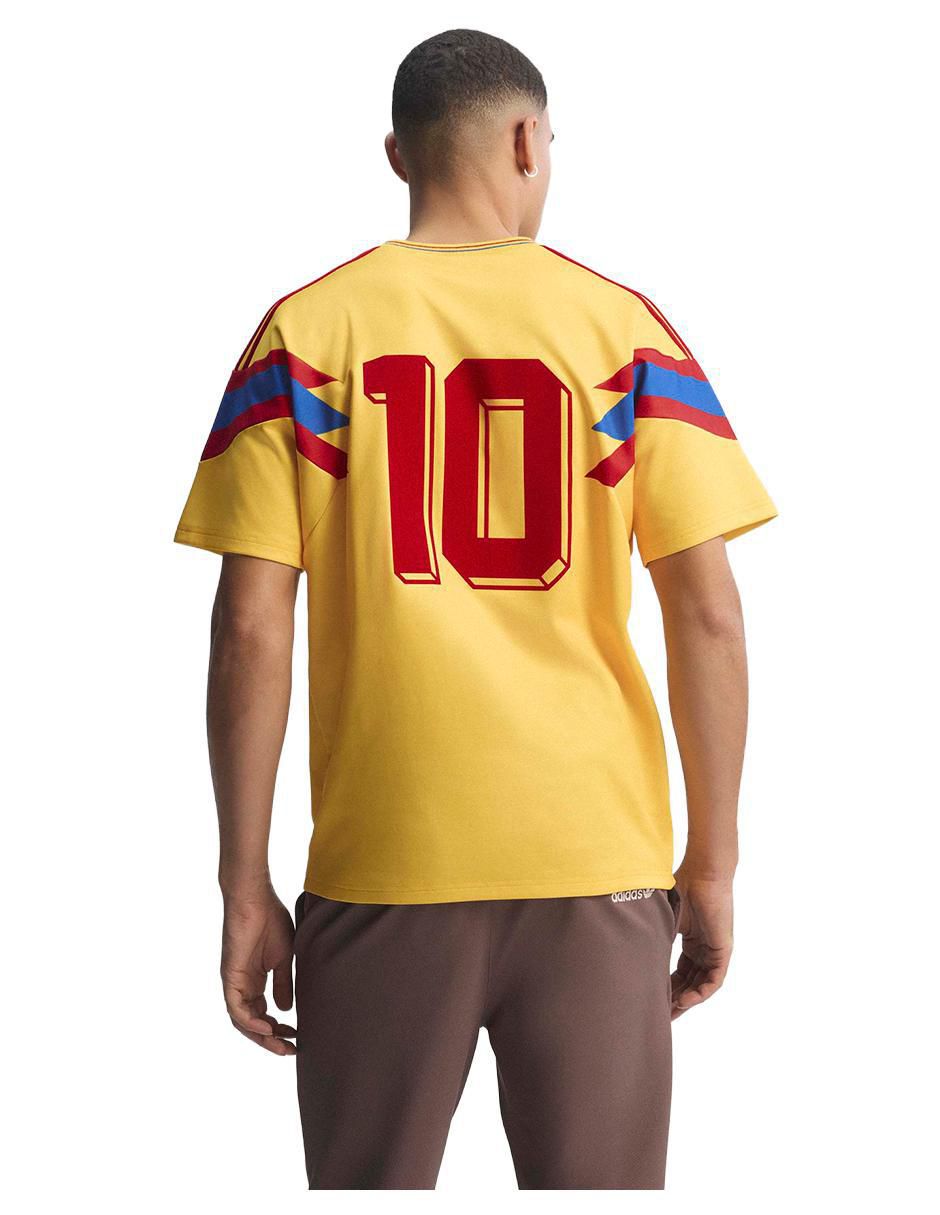 Jersey de Selección de fútbol de Colombia local manga corta para hombre 9