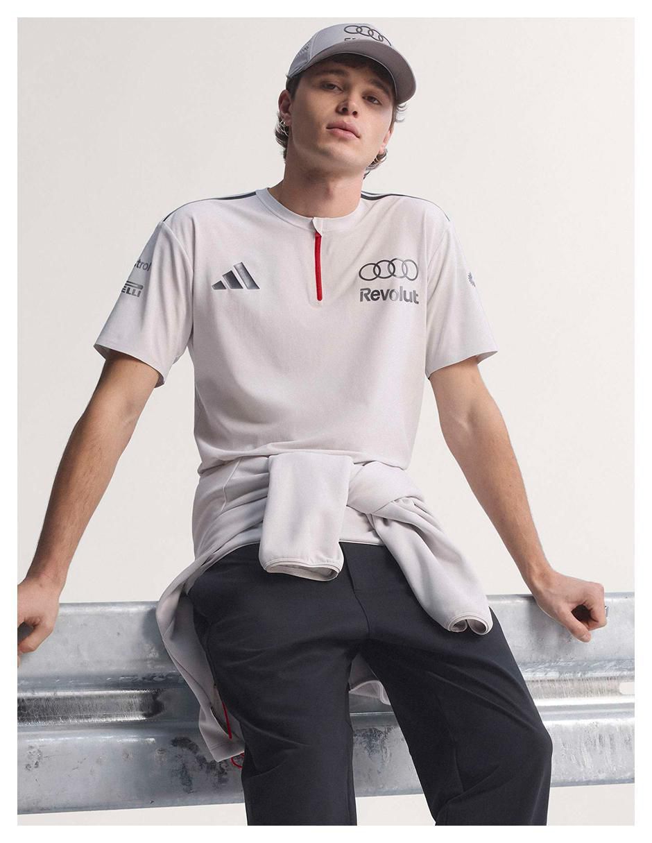 Playera deportiva para motorsport Adidas Audi Formula One de hombre