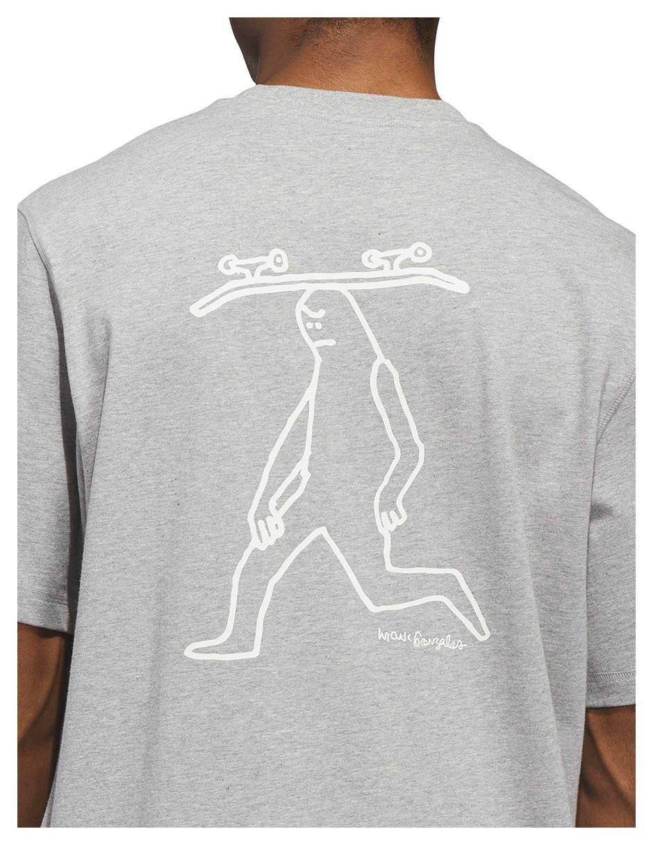 Playera deportiva para skate unisex 7