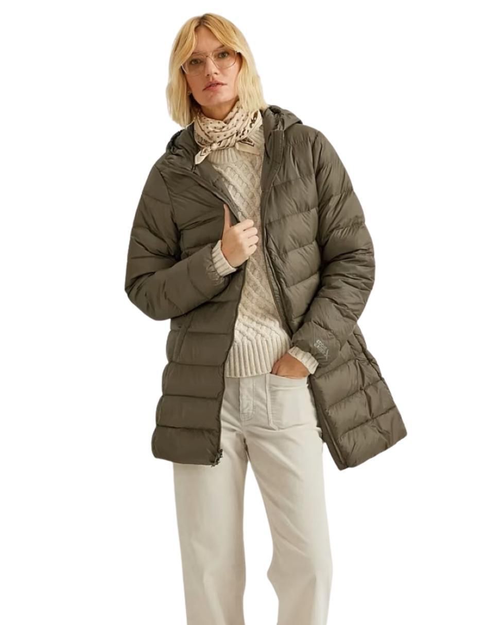 Chamarra casual impermeable de mujer