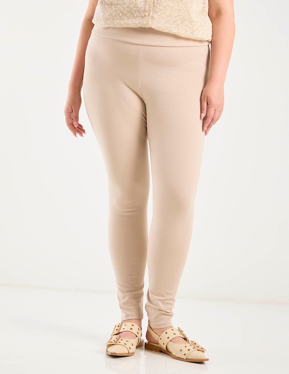 Legging a la cintura con elástico para mujer