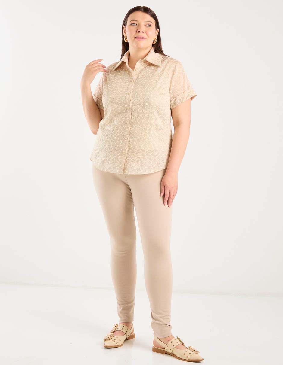 Legging Ivonne Plus a la cintura con elástico para mujer