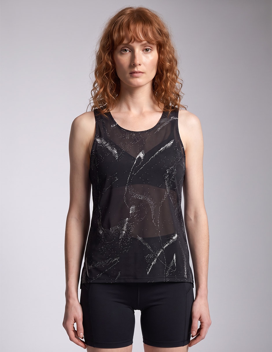 Playera tank top para correr para mujer Playera tank top para correr para mujer