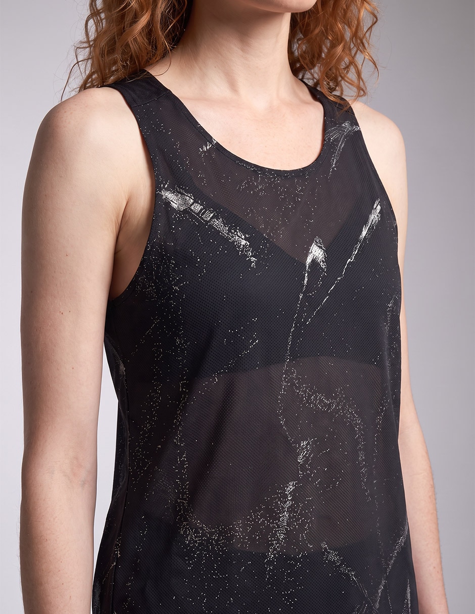 Playera tank top para correr para mujer 4