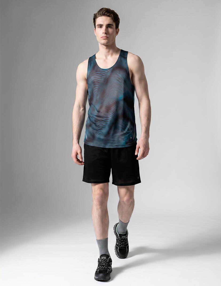 Playera deportiva para correr de hombre 2