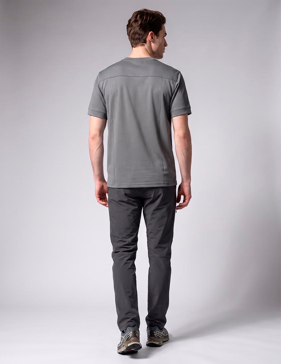 Playera deportiva para senderismo de hombre