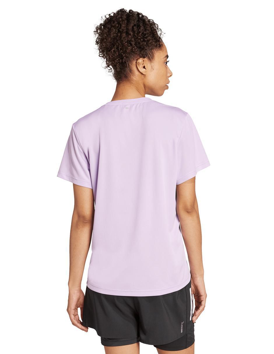Playera deportiva para correr Adidas de mujer