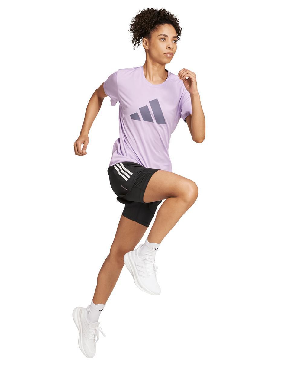 Playera deportiva para correr Adidas de mujer
