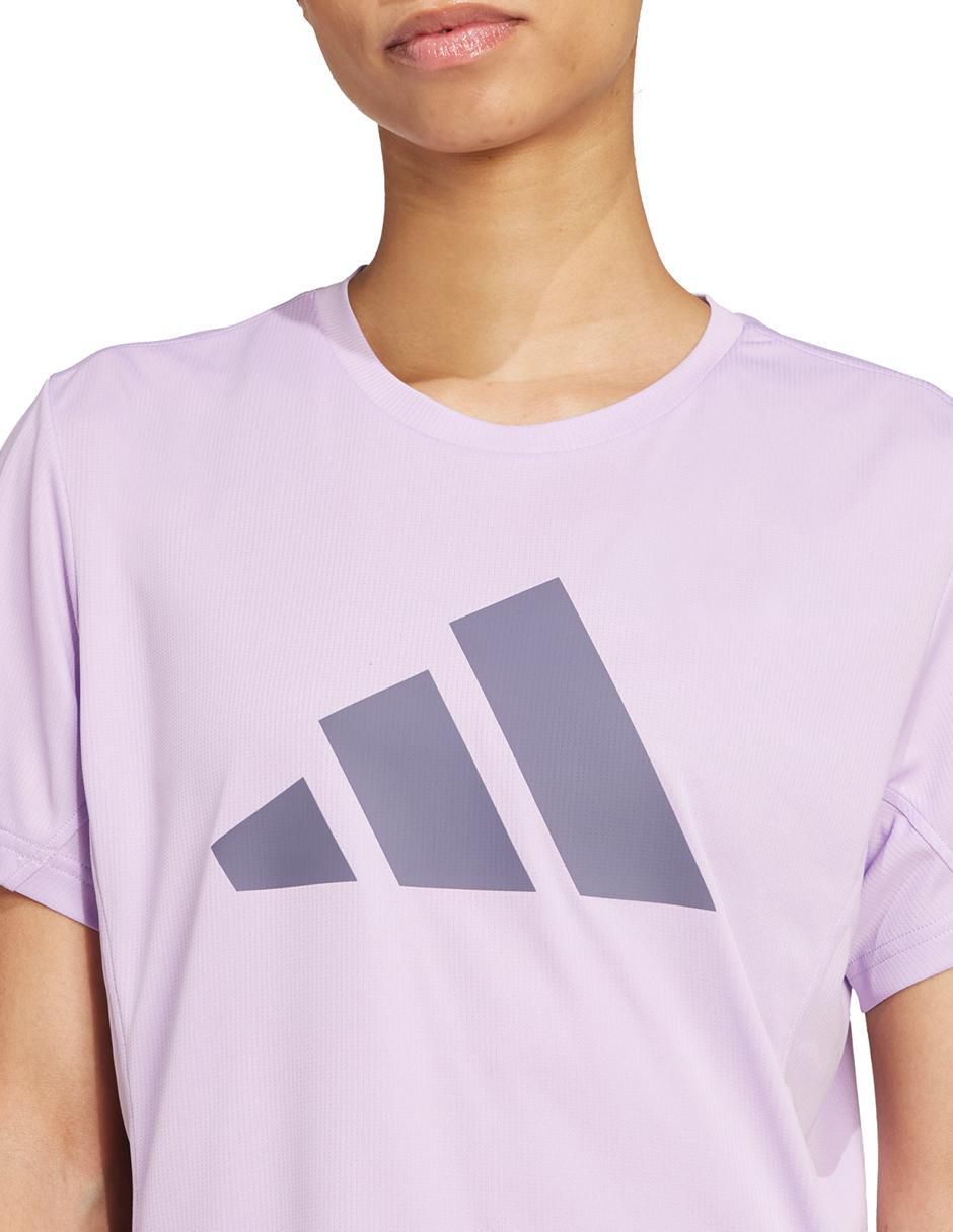 Playera deportiva para correr Adidas de mujer