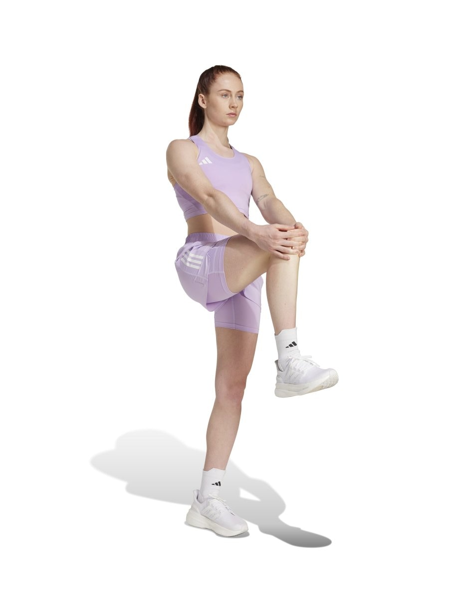 "set short/short" sin diseño "para" correr mujer 4