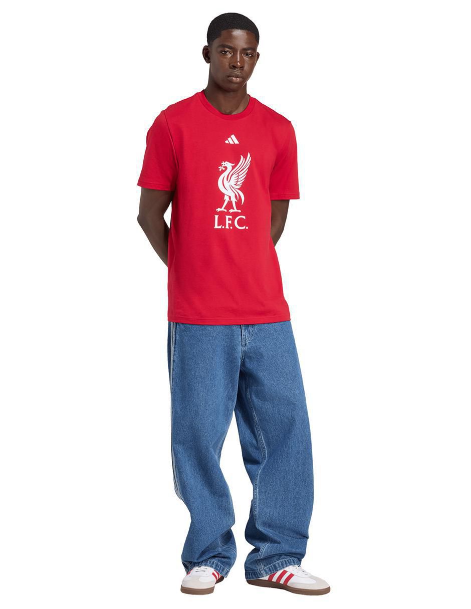 Playera deportiva para fútbol Liverpool Football Club de hombre