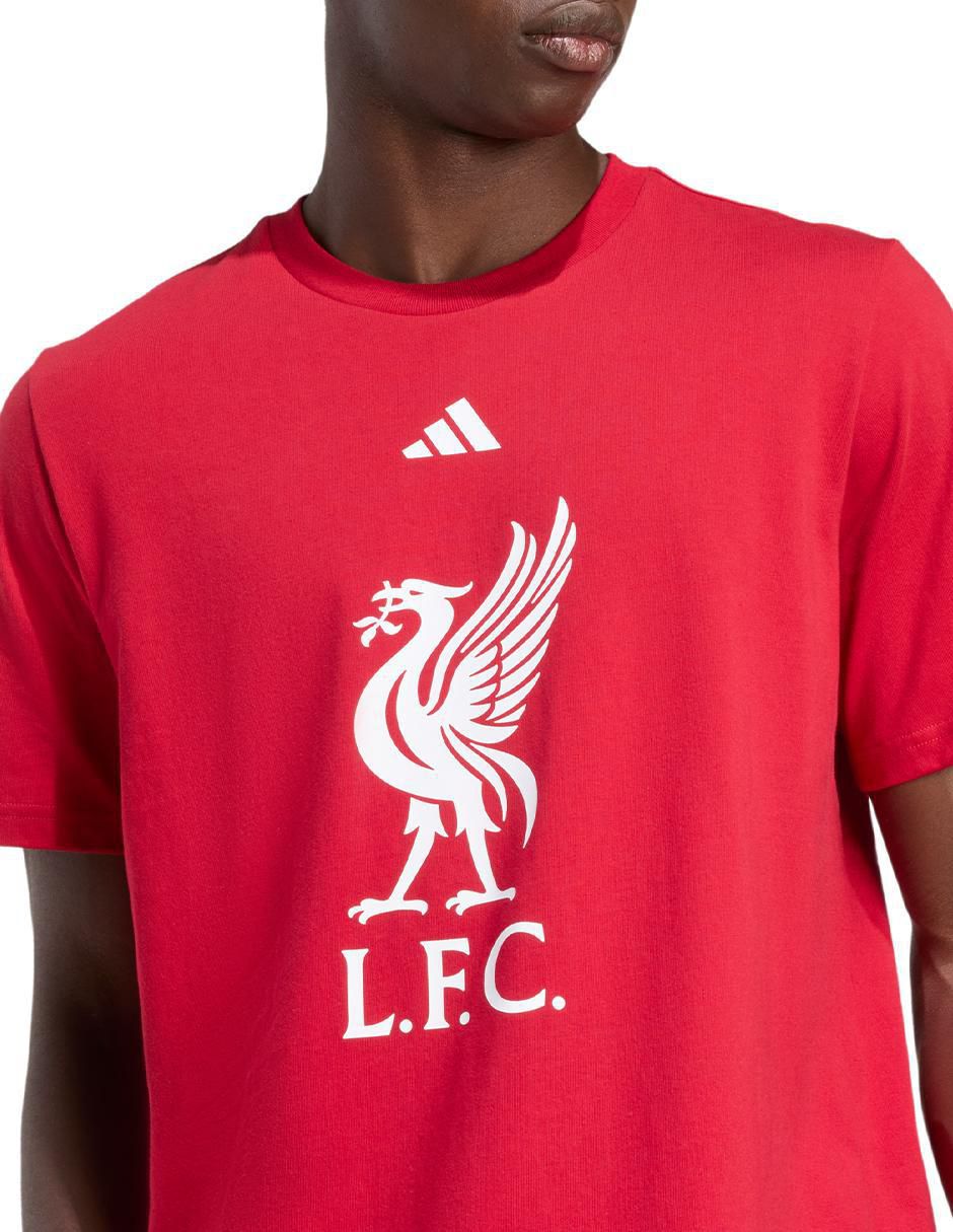 Playera deportiva para fútbol Liverpool Football Club de hombre