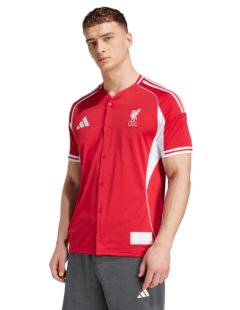 Playera deportiva para fútbol Liverpool Football Club de hombre