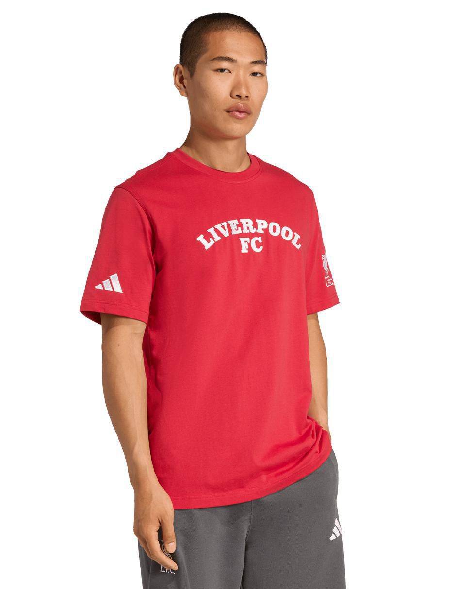 Playera deportiva para fútbol Liverpool Football Club de hombre